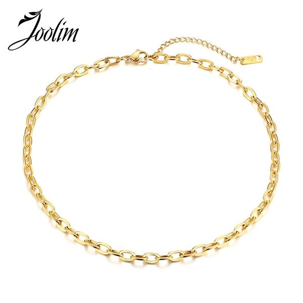 chains joolim high end gold finish chunky link chain necklace stainless steel wholesale, Silver
chains joolim high end gold finish chunky link chain necklace stainless steel wholesale, Silver