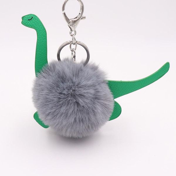 cute dinosaur keychain pompons keychains fur keychain fluffy key chains for cars keyrings trinkets pom pom, Silver
cute dinosaur keychain pompons keychains fur keychain fluffy key chains for cars keyrings trinkets pom pom, Silver