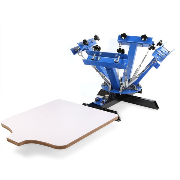 new arrival 2020 4 color 1 station silk screen printing machine press t-shirt printer easy to use
new arrival 2020 4 color 1 station silk screen printing machine press t-shirt printer easy to use