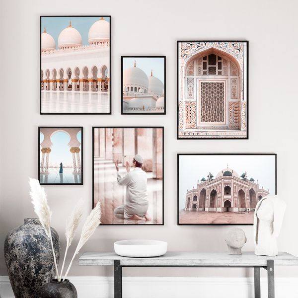 islamic devout arabian white mosque wall art canvas painting nordic posters and prints wall pictures for living room home decor
islamic devout arabian white mosque wall art canvas painting nordic posters and prints wall pictures for living room home decor