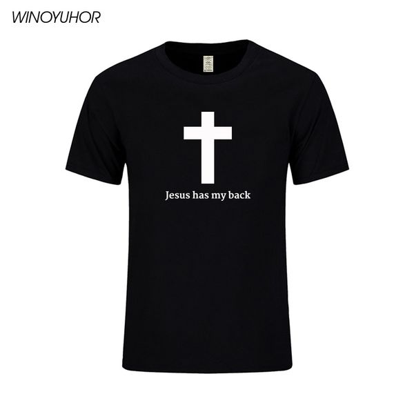 jesus has my back funny printed t shirts men summer short sleeve o neck cotton tees christianity brand clothing
jesus has my back funny printed t shirts men summer short sleeve o neck cotton tees christianity brand clothing