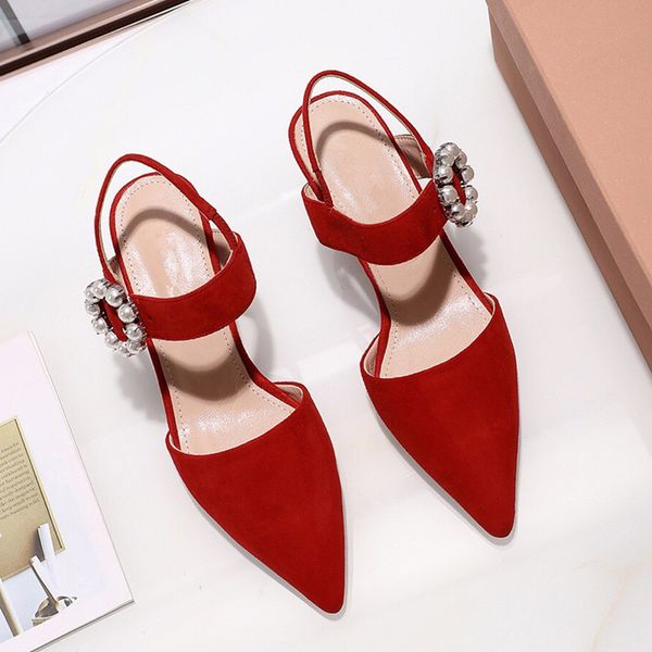dress shoes sandals women female pearl beads zapatos de mujer solid color high-heeled buckle pointed banquet wedding, Black
dress shoes sandals women female pearl beads zapatos de mujer solid color high-heeled buckle pointed banquet wedding, Black