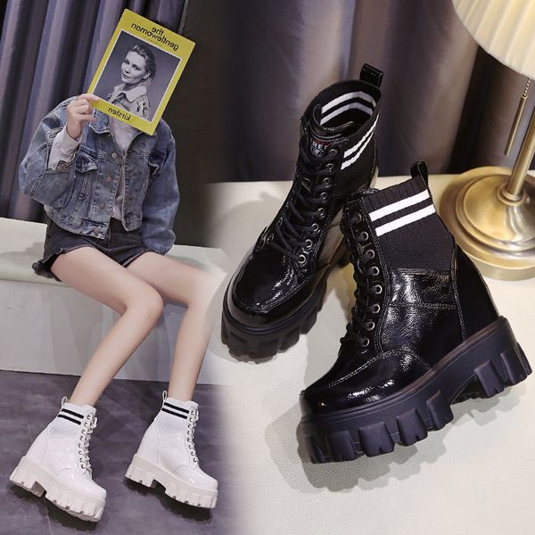 women's boots autumn shoes booties woman 2020 high heels lace up luxury designer round toe boots-women stiletto ladies lolita, Black 
women's boots autumn shoes booties woman 2020 high heels lace up luxury designer round toe boots-women stiletto ladies lolita, Black