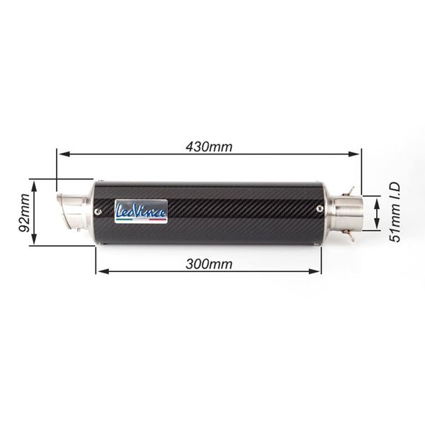 51mm universal motorcycle exhaust modified scooter leovince exhaust muffle fit for r1 r3 cbr300 most motorcycle atv with sticker
51mm universal motorcycle exhaust modified scooter leovince exhaust muffle fit for r1 r3 cbr300 most motorcycle atv with sticker
