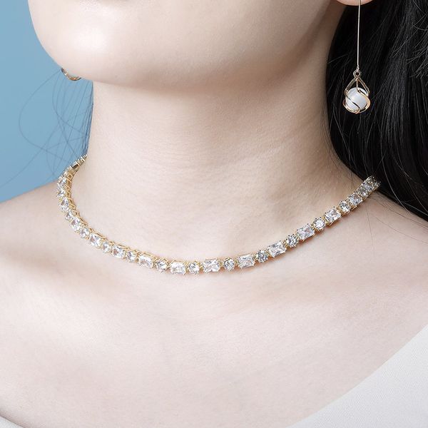 mens womens necklace 14k gold chains luxury designer hip hop jewelry gold silver iced out diamond tennis chain rapper fashion charms bling, Black
mens womens necklace 14k gold chains luxury designer hip hop jewelry gold silver iced out diamond tennis chain rapper fashion charms bling, Black