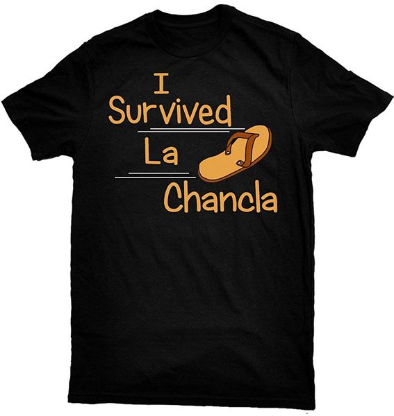 i survived la chancla funny mexican humor 2019 new men's fashion men t shirt brand clothing
i survived la chancla funny mexican humor 2019 new men's fashion men t shirt brand clothing