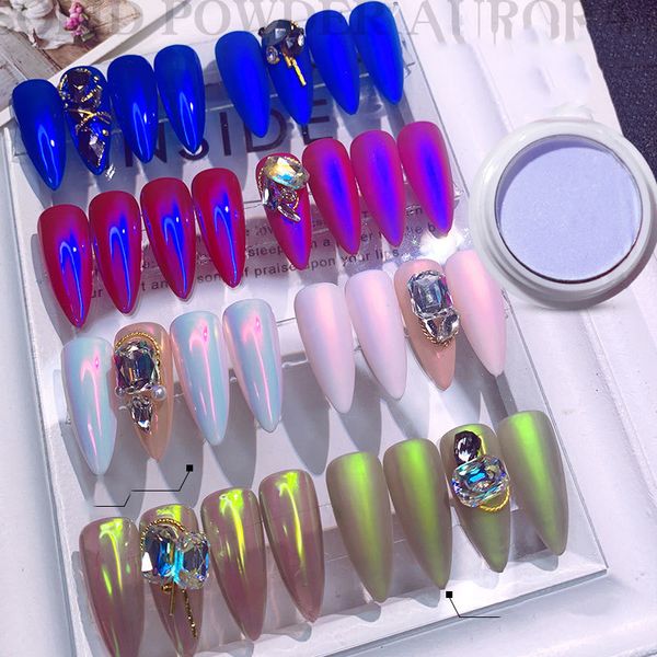 solid magic nail glitter aurora powder mirror sparkling nail glitters nail art chrome pigment dust for uv gel polish decorations, Silver;gold
solid magic nail glitter aurora powder mirror sparkling nail glitters nail art chrome pigment dust for uv gel polish decorations, Silver;gold