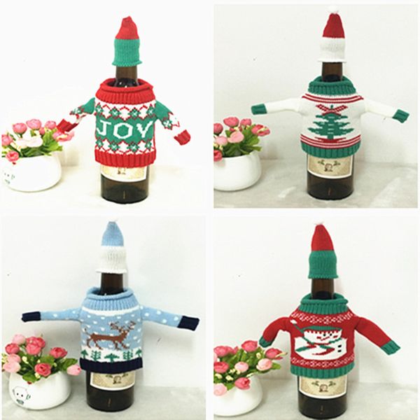 christmas red wine bag sweater bottle cover wine bottle set cartoon flannelette red wine gift bag christmas family table creative decoration
christmas red wine bag sweater bottle cover wine bottle set cartoon flannelette red wine gift bag christmas family table creative decoration