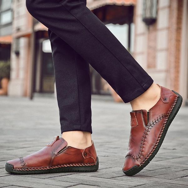 new spring big size 38-48 brand genuine leather men shoes fashion casual shoes breathable men flats loafers men's driving, Black
new spring big size 38-48 brand genuine leather men shoes fashion casual shoes breathable men flats loafers men's driving, Black