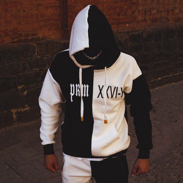 e-baihui 2021 style hoodie autumn and winter men's wear hooded hoodie and pant contrast color matching fashion casual suit loose sports, Gray
e-baihui 2021 style hoodie autumn and winter men's wear hooded hoodie and pant contrast color matching fashion casual suit loose sports, Gray