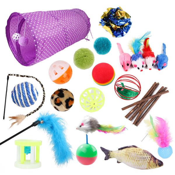 28pcs / набор pet kitten многофункциональный интерактивный cat игрушки rod tunnel молярная chew
28pcs / набор pet kitten многофункциональный интерактивный cat игрушки rod tunnel молярная chew