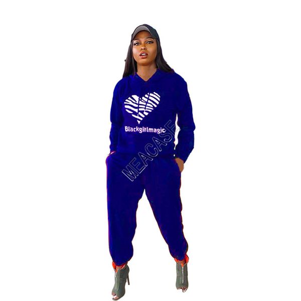 black girl magic women's 2 piece clothing set autumn winter long sleeve hooded pullover shirts pants tracksuit casual clothing d82402, White
black girl magic women's 2 piece clothing set autumn winter long sleeve hooded pullover shirts pants tracksuit casual clothing d82402, White