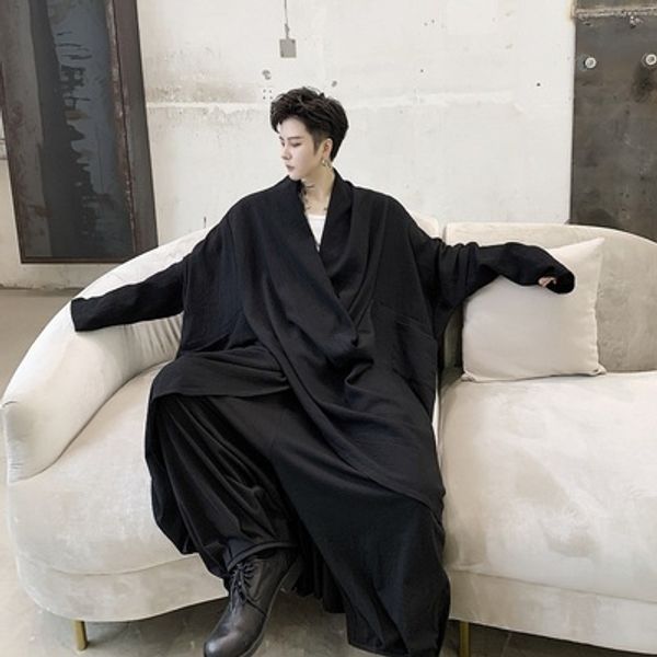 long sleeve pleated spring deep v-neck yamamoto shirt thin fabric moisture fairy loose dark original mid-length shirt, White;black
long sleeve pleated spring deep v-neck yamamoto shirt thin fabric moisture fairy loose dark original mid-length shirt, White;black