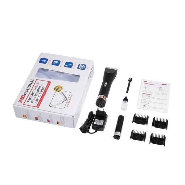 low noise design five file trimming acute ceramic cutter head strong power professional hair clipper with 4 speed limit combs
low noise design five file trimming acute ceramic cutter head strong power professional hair clipper with 4 speed limit combs
