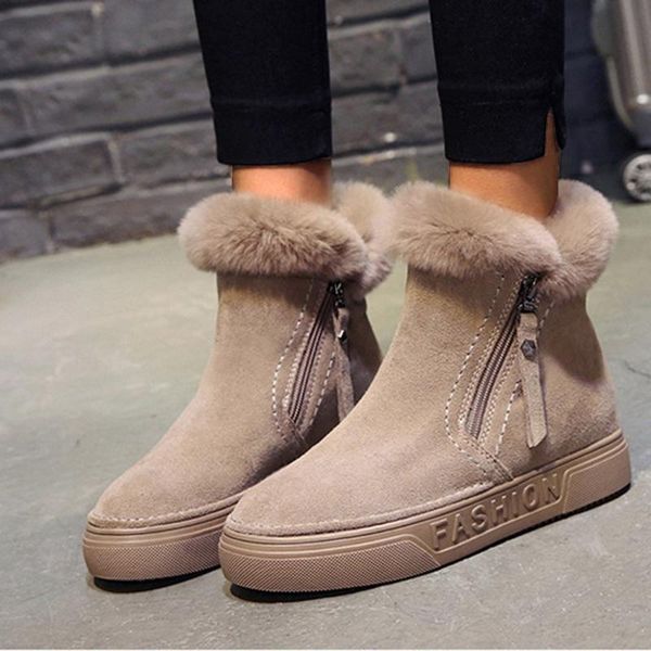 suede 2020 side zipper boots plush decoration women shoes increased long boots size 35-39 winter snow, Black
suede 2020 side zipper boots plush decoration women shoes increased long boots size 35-39 winter snow, Black