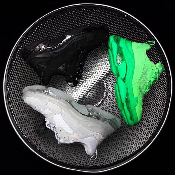 выпуск balenciaga тройной s 3,0 air sole мужчины женщины модельер кроссовки triple-s комбинация азота кристалл донные папа повседневная обув, Black
выпуск balenciaga тройной s 3,0 air sole мужчины женщины модельер кроссовки triple-s комбинация азота кристалл донные папа повседневная обув, Black