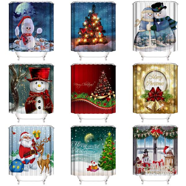 christmas shower curtain snowman bell trees santa claus xmas bathroom shower curtains waterproof polyester fabric with 12 hooks 72x72inches
christmas shower curtain snowman bell trees santa claus xmas bathroom shower curtains waterproof polyester fabric with 12 hooks 72x72inches