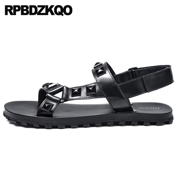 strap stud outdoor black breathable designer shoes men rivet genuine leather summer sandals 2020
strap stud outdoor black breathable designer shoes men rivet genuine leather summer sandals 2020