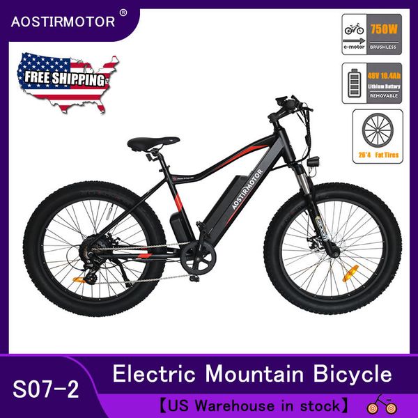 aostirmotor electric mountain bike fat tire electric bicycle city cruiser bike 750w ebike 48v 10.4ah lithium battery us shipping, Silver;blue 
aostirmotor electric mountain bike fat tire electric bicycle city cruiser bike 750w ebike 48v 10.4ah lithium battery us shipping, Silver;blue