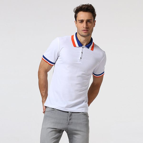 men's polos summer screw-type hit 10 color lapel comfortable tight fashion crime hip-hop shirts with short sleeves, White;black
men's polos summer screw-type hit 10 color lapel comfortable tight fashion crime hip-hop shirts with short sleeves, White;black