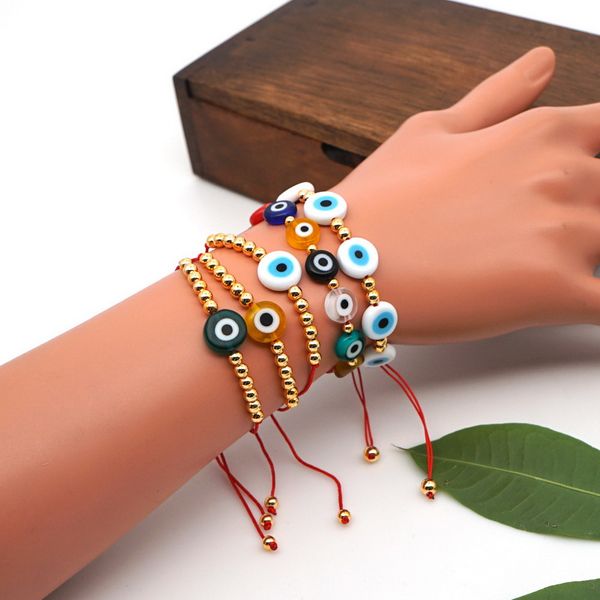 handmade braided rope lucky red string bracelet evil eye charm bracelets for women bring you lucky peaceful adjustable bracelets, Golden;silver
handmade braided rope lucky red string bracelet evil eye charm bracelets for women bring you lucky peaceful adjustable bracelets, Golden;silver