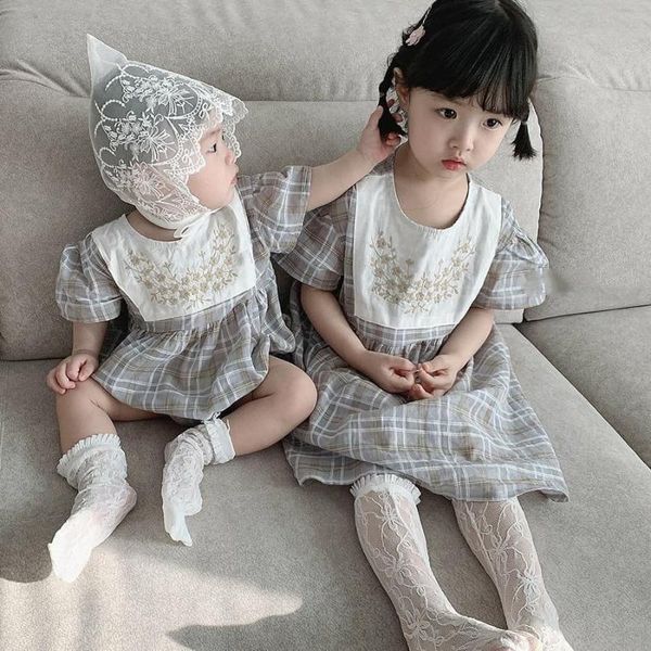 milancel summer baby clothing big sister and little sisiter clothes infant girls bodysuits big sister palid dress, Blue
milancel summer baby clothing big sister and little sisiter clothes infant girls bodysuits big sister palid dress, Blue