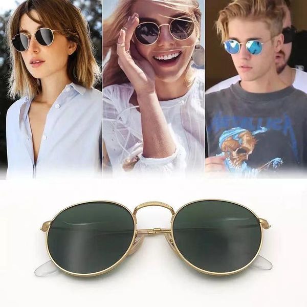 the new star of the same paragraph retro round frame sunglasses sunglasses color film glass lens sunglasses for men and women the same, White;black
the new star of the same paragraph retro round frame sunglasses sunglasses color film glass lens sunglasses for men and women the same, White;black