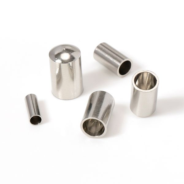 50pcs stainless steel cord end caps crimp clasps fit 2mm-5mm leather rope diy bracelet accessories for jewelry making findings
50pcs stainless steel cord end caps crimp clasps fit 2mm-5mm leather rope diy bracelet accessories for jewelry making findings