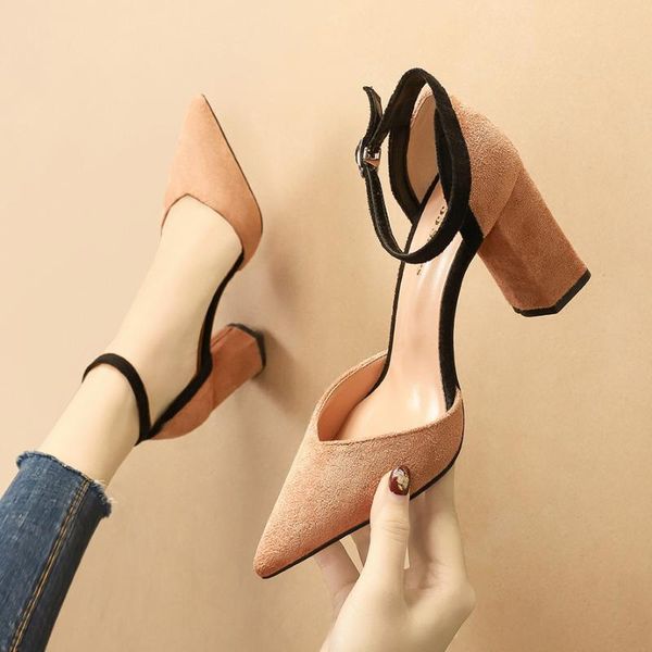 fairy2020 thick 1038-1 pointed heel shallow mouth nightclub one-line sandals work slimming women's shoes, Black
fairy2020 thick 1038-1 pointed heel shallow mouth nightclub one-line sandals work slimming women's shoes, Black