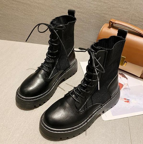 ankle boots for women autumn motorcycle boots thick heel platfoankle brm shoes woman slip on round toe fashion boots 200925, Black
ankle boots for women autumn motorcycle boots thick heel platfoankle brm shoes woman slip on round toe fashion boots 200925, Black