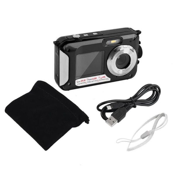 2.7inch tft digital camera waterproof 24mp/48mp max 1080p double screen 16x digital zoom camcorder hd268 underwater camera
2.7inch tft digital camera waterproof 24mp/48mp max 1080p double screen 16x digital zoom camcorder hd268 underwater camera