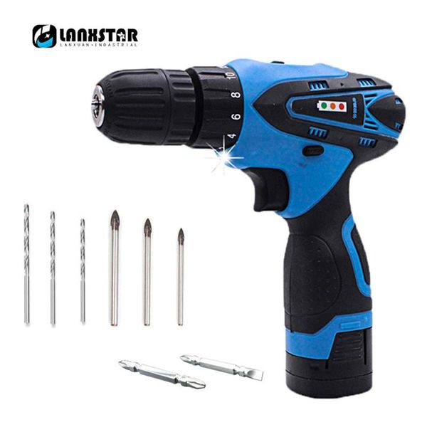 lanxstar 16.8v cordless drill double speed adjustment knob power tool rechargeable lithium battery multi-function drill
lanxstar 16.8v cordless drill double speed adjustment knob power tool rechargeable lithium battery multi-function drill