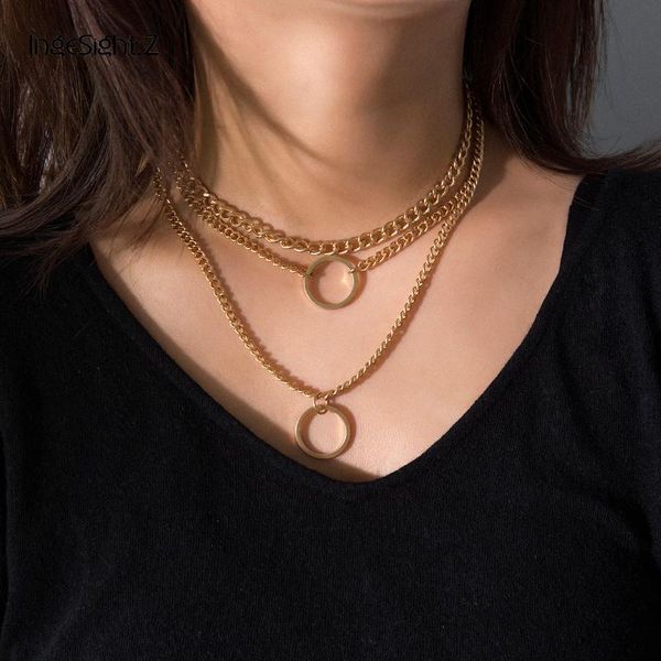 ingesight.z punk многослойной коренастой цепи choker ожерелье воротник заявление медь круглого круг ожерелье женщины ювелирные изделия, Silver
ingesight.z punk многослойной коренастой цепи choker ожерелье воротник заявление медь круглого круг ожерелье женщины ювелирные изделия, Silver