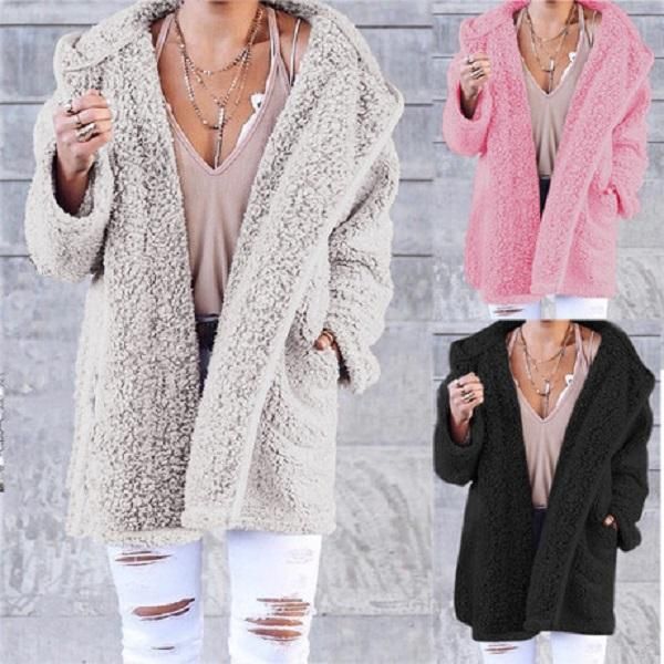 designer fur clothing womens winter warm sweater outdoor jacket cardigan fashion loose outerwear jackets coats wool thick faux fur coat, Black
designer fur clothing womens winter warm sweater outdoor jacket cardigan fashion loose outerwear jackets coats wool thick faux fur coat, Black