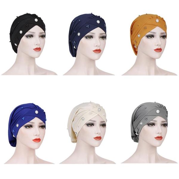 muslim women beads elastic turban hat chemo cap head scarf head wrap cover islamic bonnet arab hair loss hat ramadan cap, Blue;gray
muslim women beads elastic turban hat chemo cap head scarf head wrap cover islamic bonnet arab hair loss hat ramadan cap, Blue;gray