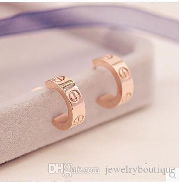 famous brand 316l stainless steel brand love stud earring with diamond and without diamond for mother and women earring jewelry i, Golden
famous brand 316l stainless steel brand love stud earring with diamond and without diamond for mother and women earring jewelry i, Golden