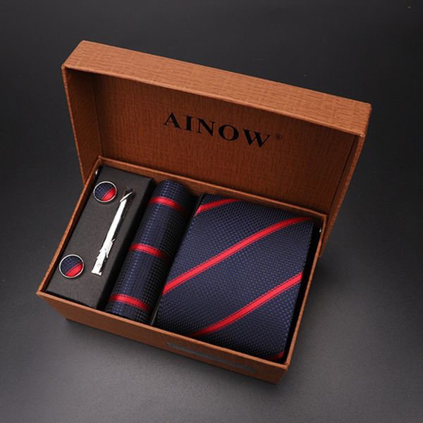 elegant men neck tie set stripe neckties for men party plaid wedding cufflik pocket square mens suit tie handkerchief gravatas, Black;gray
elegant men neck tie set stripe neckties for men party plaid wedding cufflik pocket square mens suit tie handkerchief gravatas, Black;gray