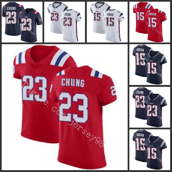 new england patriots white 23 patrick chung 15 chris hogan white alternate stitched nfl men women youth jersey, Black;red
new england patriots white 23 patrick chung 15 chris hogan white alternate stitched nfl men women youth jersey, Black;red