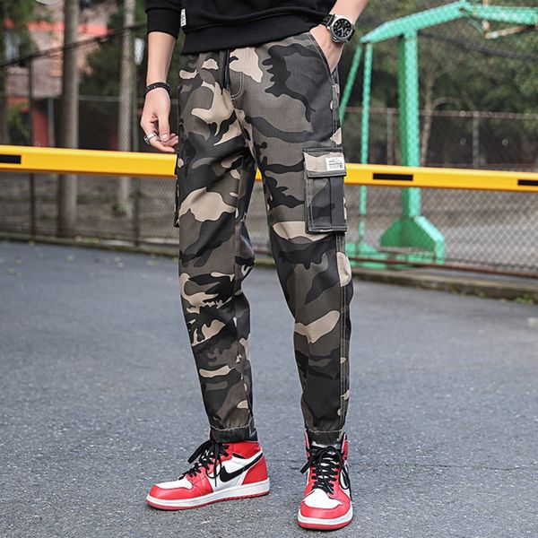 camouflage overalls 2020 spring and autumn new overalls casual multi-pocket men's casual pants nine-point loose men's pants 1cved, Blue
camouflage overalls 2020 spring and autumn new overalls casual multi-pocket men's casual pants nine-point loose men's pants 1cved, Blue