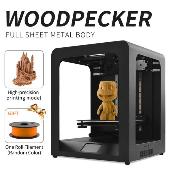 printers 2021 3d printer woodpecker's full metal frame with linear guide high precision and large size plug play, quick printing
printers 2021 3d printer woodpecker's full metal frame with linear guide high precision and large size plug play, quick printing