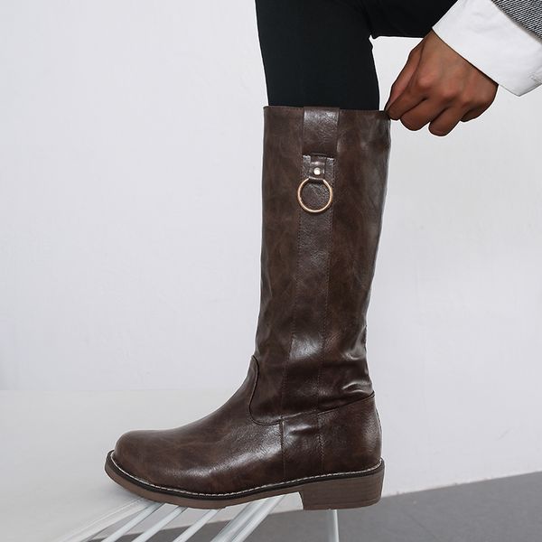 boots zetmtc 2021 winter western cowgirl low heels round toe casual shoes woman mid-calf riding equestrian booties 34-43, Black
boots zetmtc 2021 winter western cowgirl low heels round toe casual shoes woman mid-calf riding equestrian booties 34-43, Black