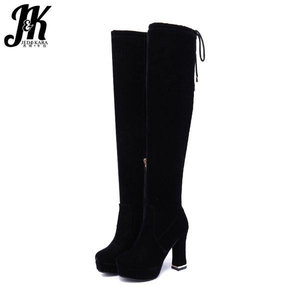 jk over the knee boots women high heels thick boot ladies round toe flock party shoes female platform shoes winter 2020 new, Black
jk over the knee boots women high heels thick boot ladies round toe flock party shoes female platform shoes winter 2020 new, Black