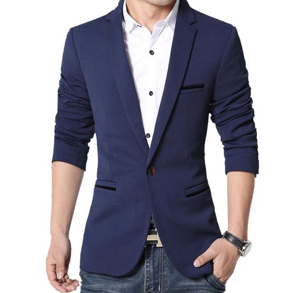 mens korean slim fit fashion cotton blazer suit jacket black blue red khaki plus size m-5xl male blazers mens coat wedding dress, White;black
mens korean slim fit fashion cotton blazer suit jacket black blue red khaki plus size m-5xl male blazers mens coat wedding dress, White;black