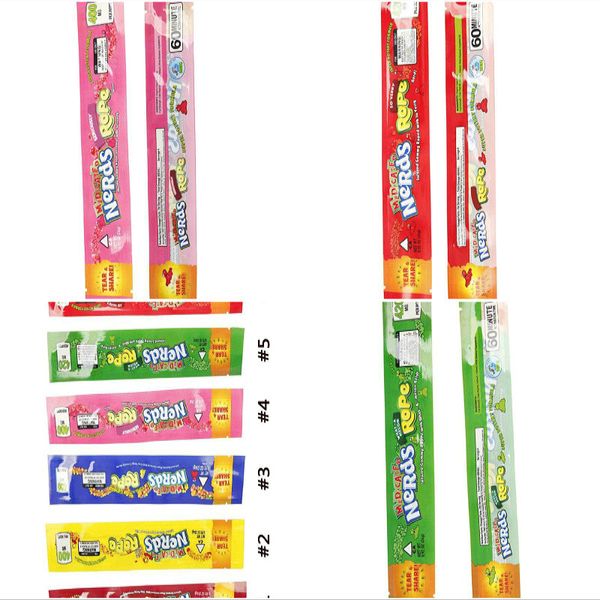 2020 item mix 4 types medicated nerds rope empty packaging bas nerds rope candy nerdsrope gummies bag three edge sealing bag 
2020 item mix 4 types medicated nerds rope empty packaging bas nerds rope candy nerdsrope gummies bag three edge sealing bag