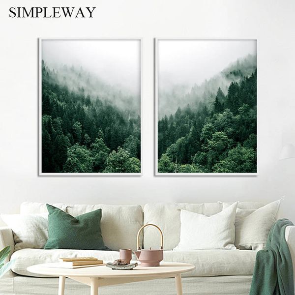 foggy forest wall art canvas painting scandinavian poster and print nature landscape nordic decoration picture modern home decor
foggy forest wall art canvas painting scandinavian poster and print nature landscape nordic decoration picture modern home decor