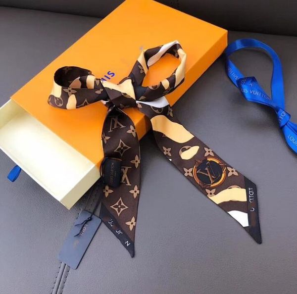 2020 new style brand 8*120cm printed small rectangular headband, with brand silk scarf and tie ribbon and accessories, Blue;gray
2020 new style brand 8*120cm printed small rectangular headband, with brand silk scarf and tie ribbon and accessories, Blue;gray