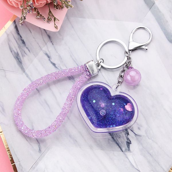 key chain heart keychain for women pendant transparent quicksand sequin key chain lover car keychain high quality, Silver
key chain heart keychain for women pendant transparent quicksand sequin key chain lover car keychain high quality, Silver