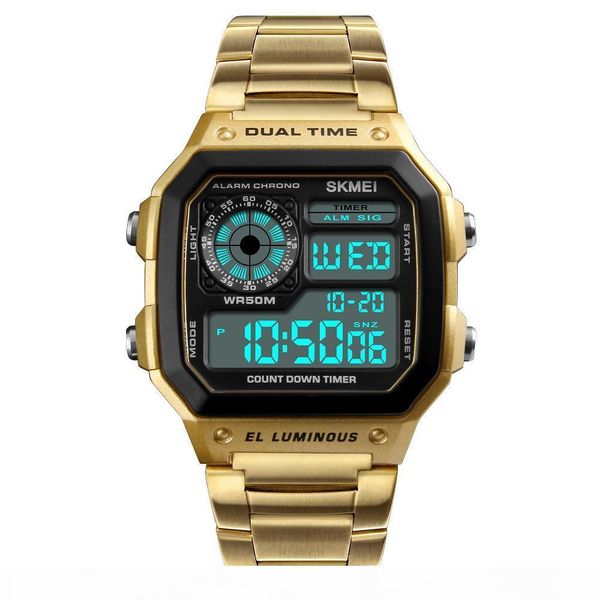 skmei moment beauty fashion men's business table style outdoor sports personality square digital display electric watch 4 colors op, Slivery;brown
skmei moment beauty fashion men's business table style outdoor sports personality square digital display electric watch 4 colors op, Slivery;brown