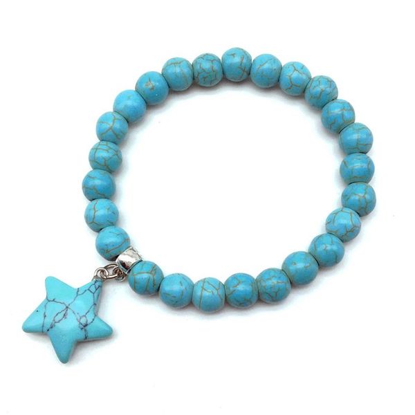 10 pcs silver plated lucky star connect golden sand stone beads stretchy bracelet opalite opal jewelr, Black
10 pcs silver plated lucky star connect golden sand stone beads stretchy bracelet opalite opal jewelr, Black
