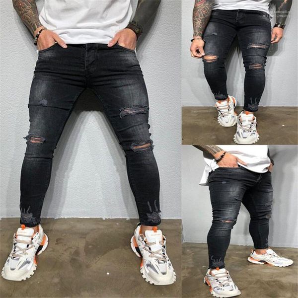 jeans mens designer black jeans fashion knee holes hiphop street denim pencil pants mens casual fit, Blue
jeans mens designer black jeans fashion knee holes hiphop street denim pencil pants mens casual fit, Blue